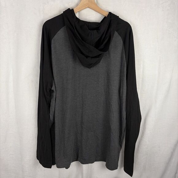 Nebraska Cornhuskers Lightweight Pullover Hoodie Size 3XL Black Gray NWT - Picture 4 of 5